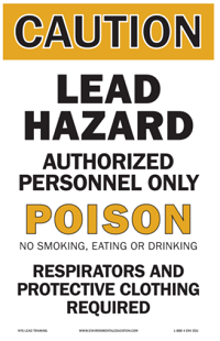 Lead Warning Sign (20 pk)
